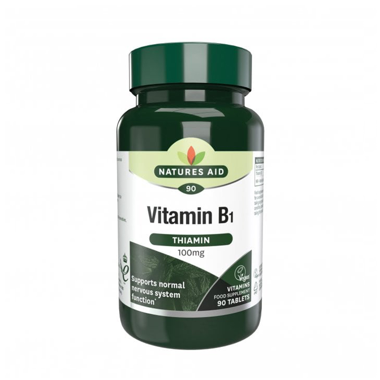 Natures Aid Vitamin B1 100mg 90 tabs